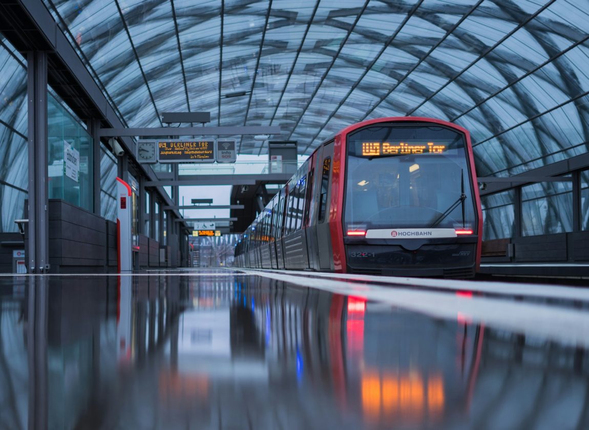 Train at the station